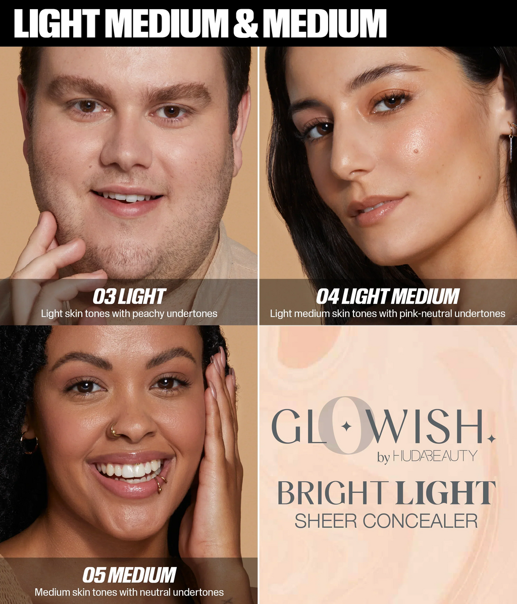GloWish Bright Light Hydrating Sheer Vegan Concealer